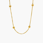 9ct Yellow Gold Bead Necklace - Jordans Jewellers