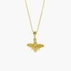 Bumblebee Pendant Necklace in 9ct Yellow Gold - Jordans Jewellers