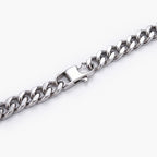 Men's Stainless Steel 8mm Cuban Curb Link Chain