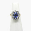 Ceylon Sapphire & Diamond Ring in 18ct Gold - Jordans Jewellers