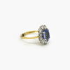 Ceylon Sapphire & Diamond Ring in 18ct Gold - Jordans Jewellers