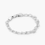 Silver Bowtie Link Chain Bracelet - Jordans Jewellers
