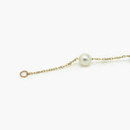 9ct Gold Pearl Station Bracelet - Jordans Jewellers