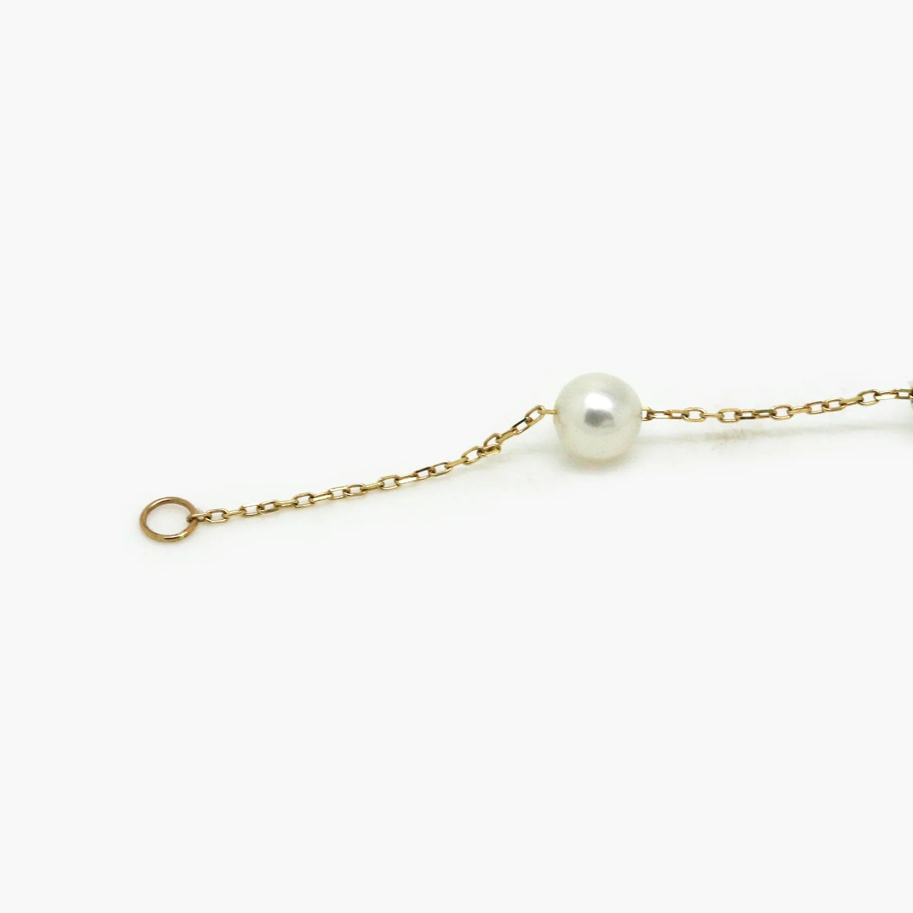 9ct Gold Pearl Station Bracelet - Jordans Jewellers
