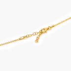 Silver Gold Plated Blue Topaz Flower Pendant Necklace