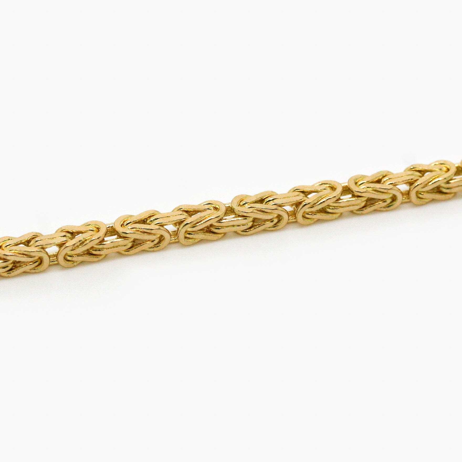 9ct Gold Byzantine Chain - Jordans Jewellers
