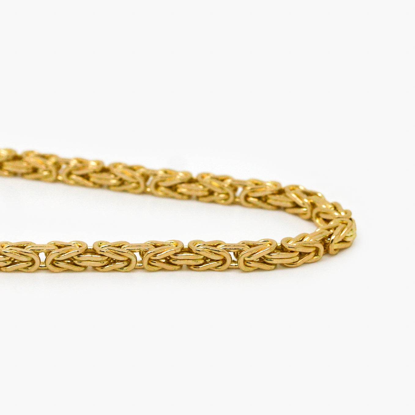 9ct Gold Byzantine Chain - Jordans Jewellers