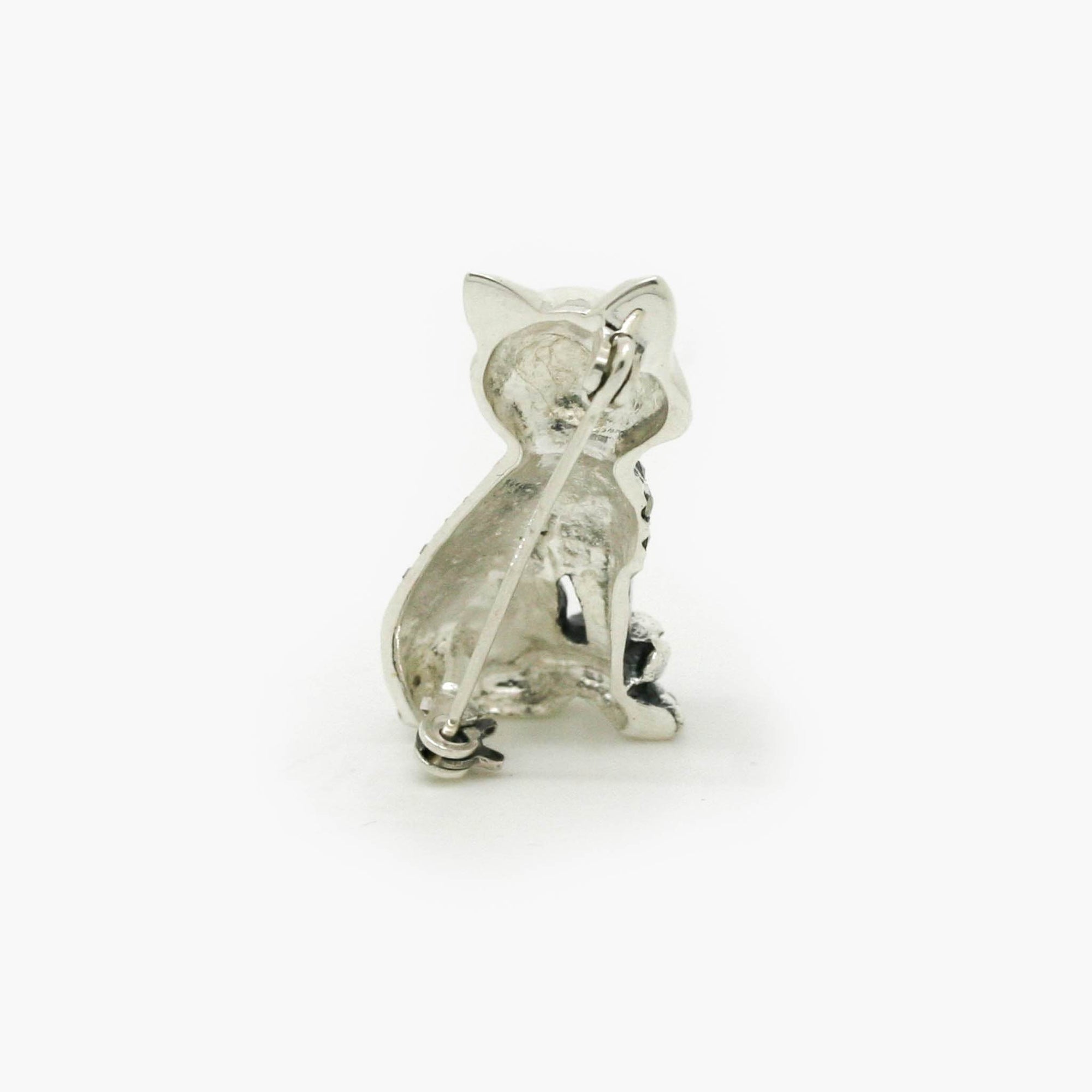 Marcasite Cat Brooch - Jordans Jewellers