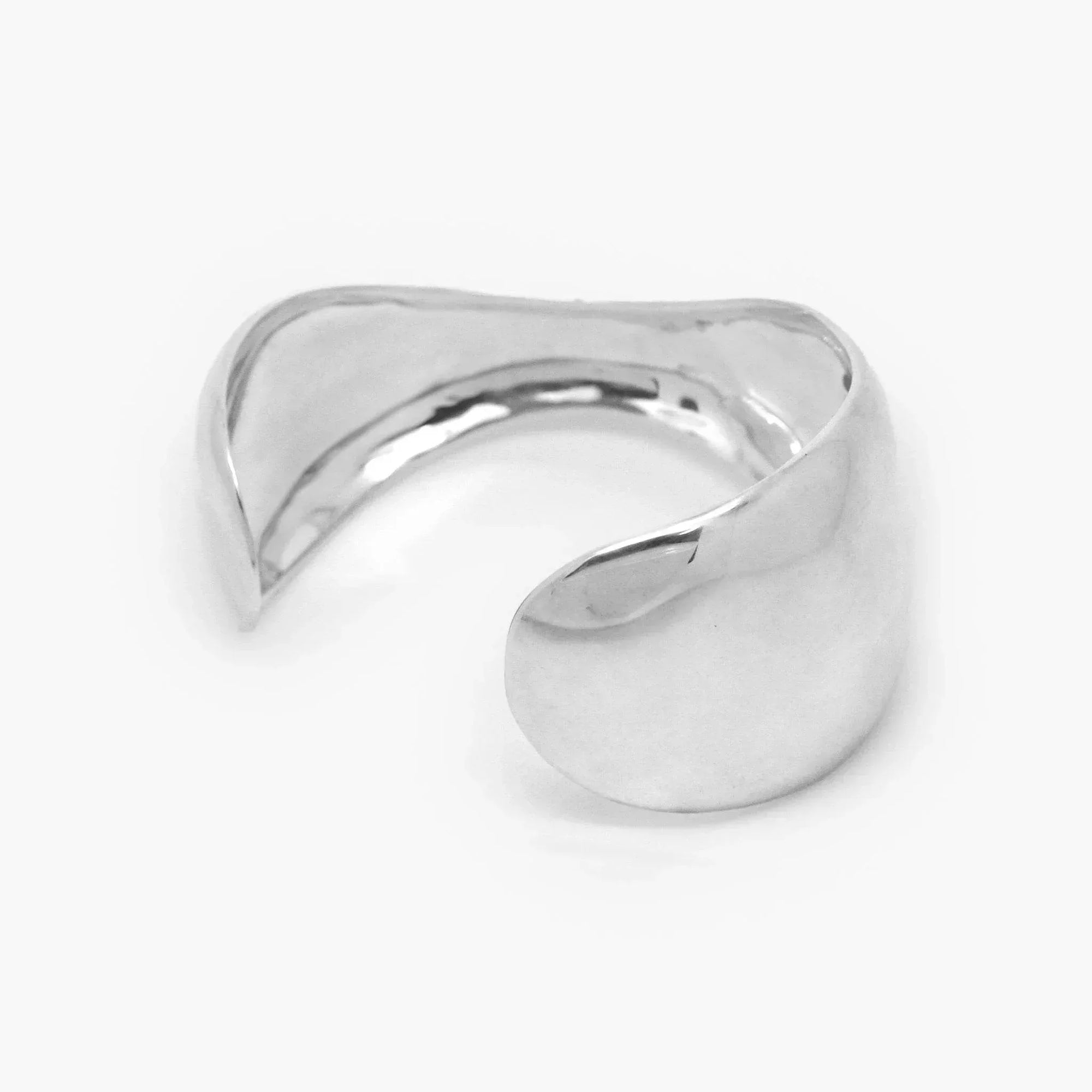 Silver Wide Cuff Bangle - Jordans Jewellers