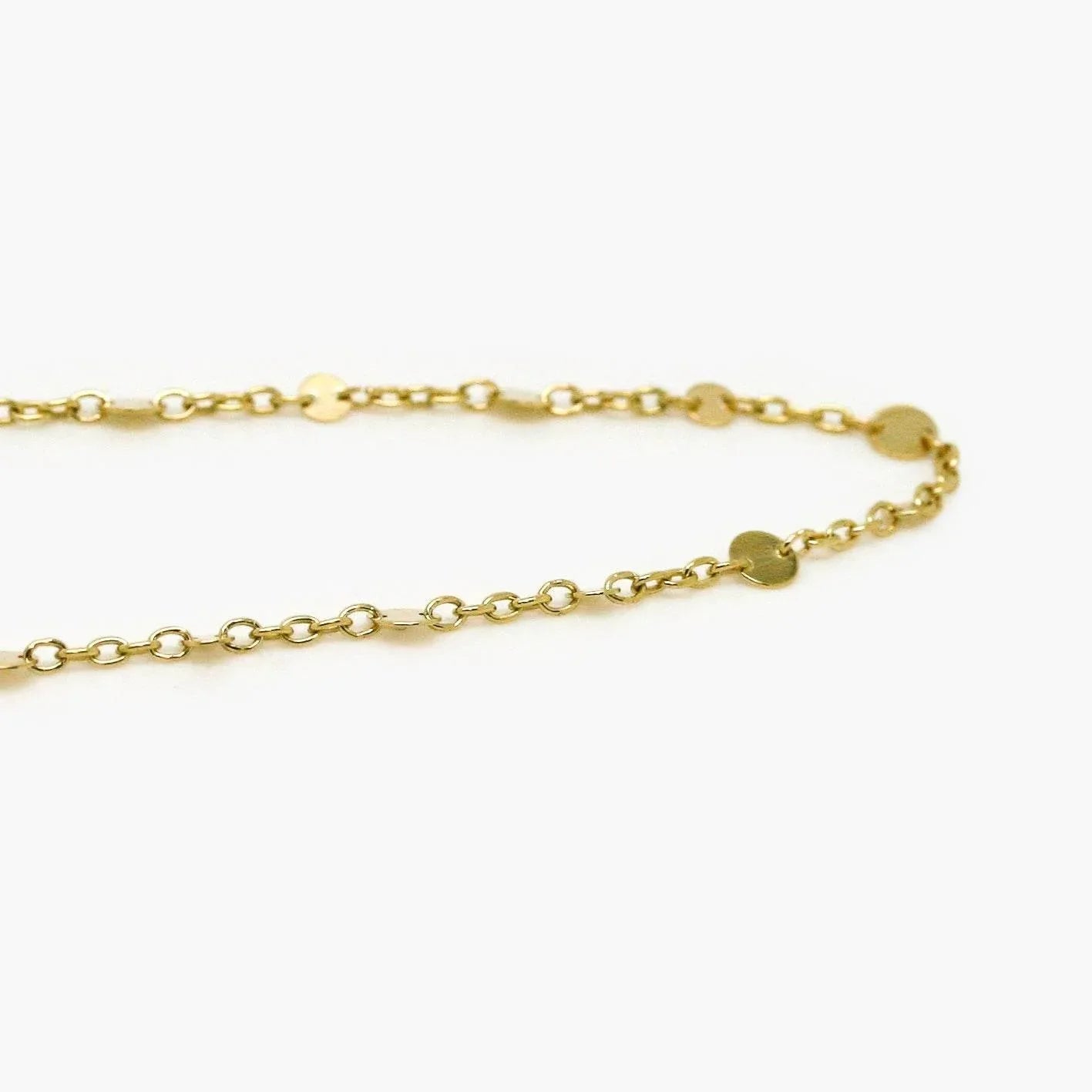 9ct Yellow Gold Disc Bracelet - Jordans Jewellers