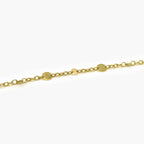9ct Yellow Gold Disc Bracelet - Jordans Jewellers