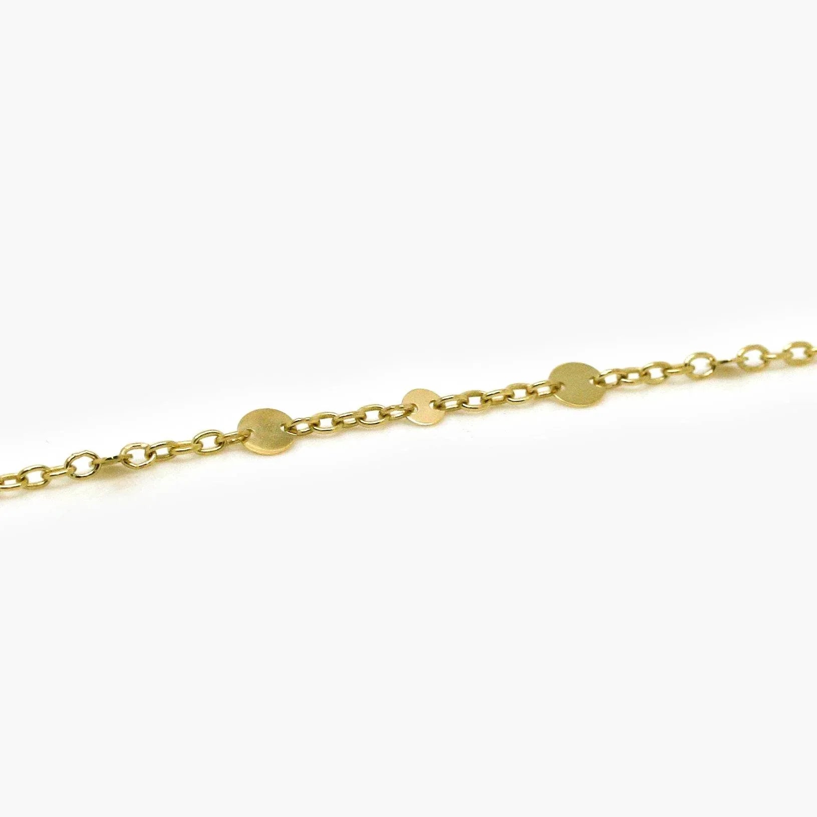 9ct Yellow Gold Disc Bracelet - Jordans Jewellers