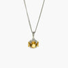 Silver Citrine Pendant Necklace - Jordans Jewellers