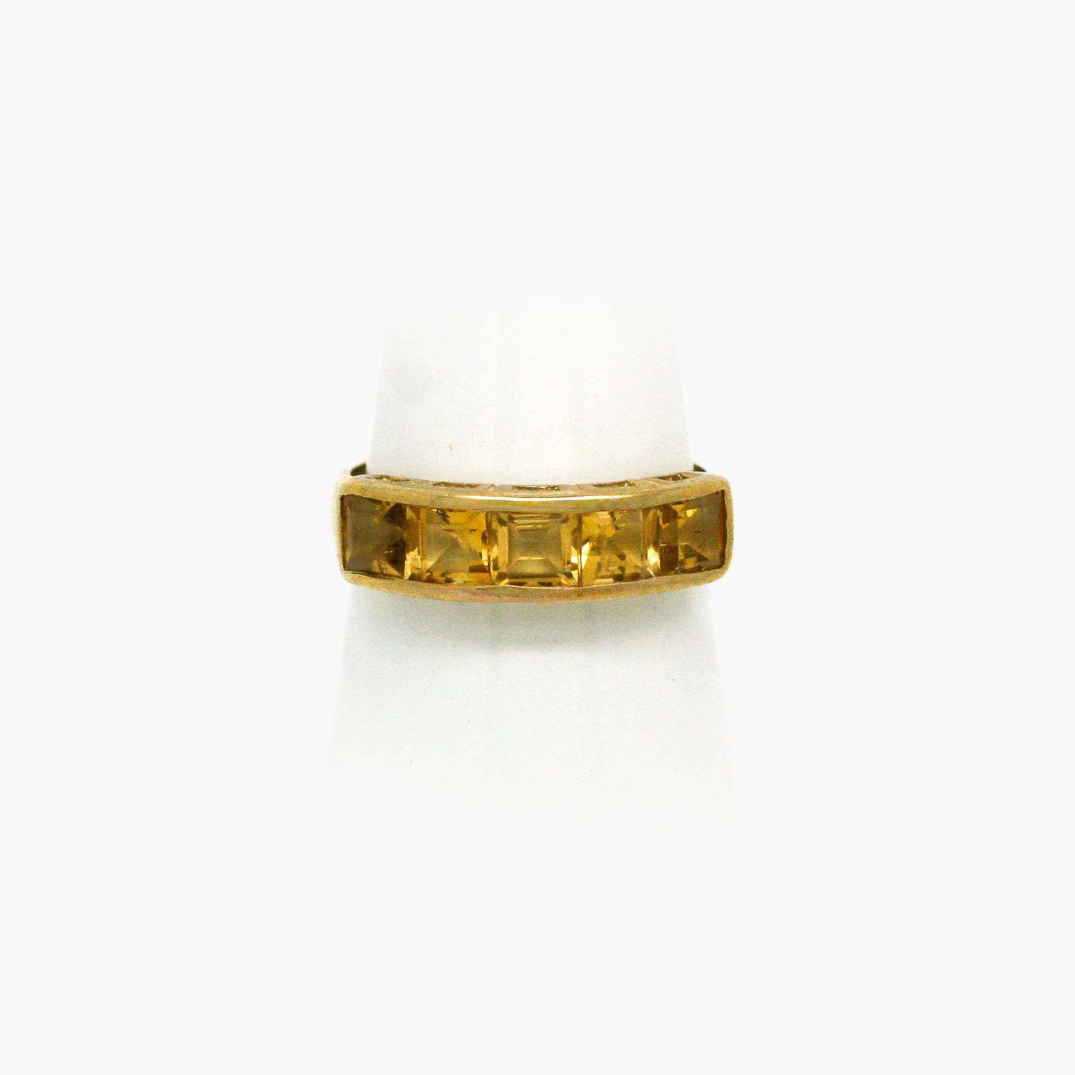 9ct Yellow Gold Citrine Ring - Jordans Jewellers