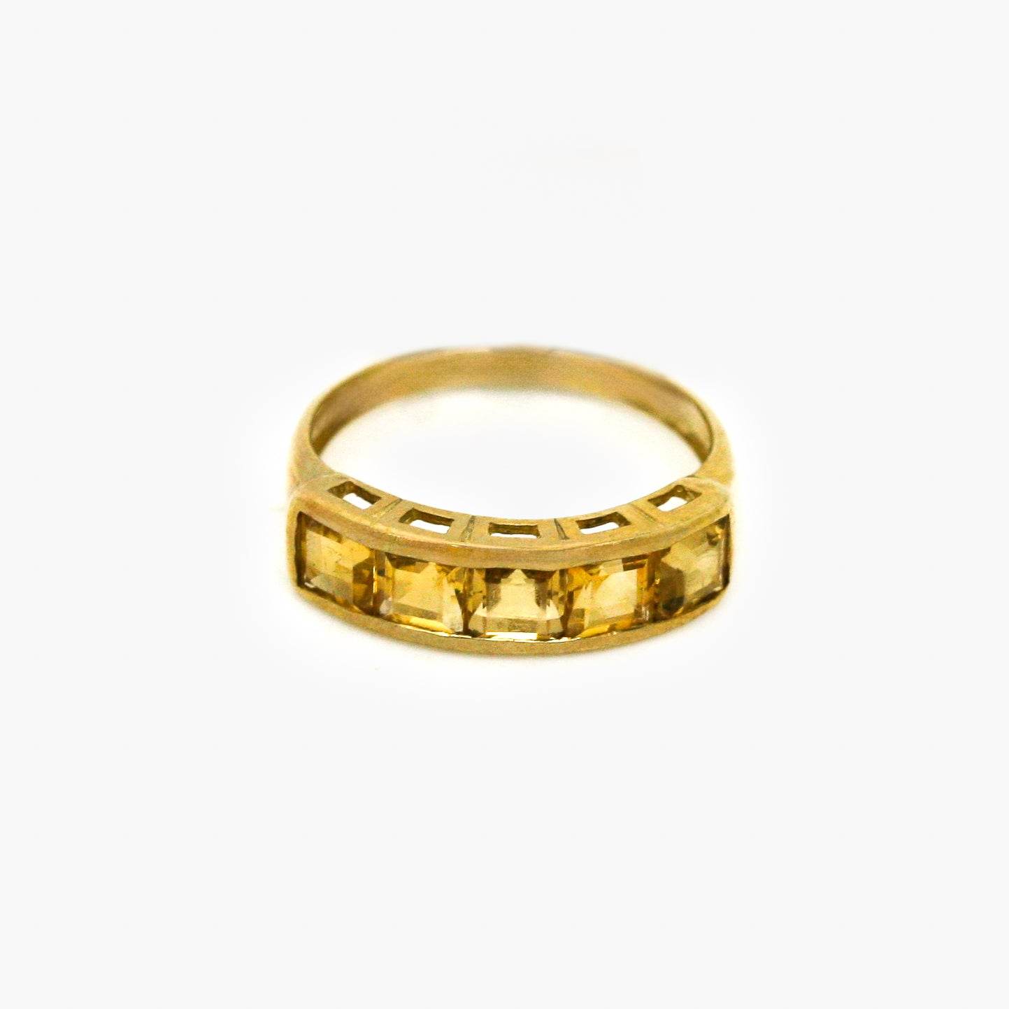 9ct Yellow Gold Citrine Ring - Jordans Jewellers
