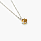 Silver Citrine Pendant Necklace - Jordans Jewellers