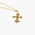 multi gem cross pendant