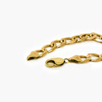 9ct Gold Flat Curb Link Bracelet - Jordans Jewellers