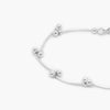 Silver Wave & Ball Bracelet - Jordans Jewellers