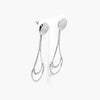 Silver Art Deco Style Drop Earrings - Jordans Jewellers