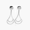 Silver Art Deco Style Drop Earrings - Jordans Jewellers