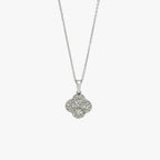 0.76ct Diamond Clover Pendant Necklace in 18ct Gold - Jordans Jewellers