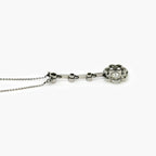 Antique Est 1.40ct Diamond Daisy Pendant Necklace - Jordans Jewellers