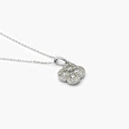 0.76ct Diamond Clover Pendant Necklace in 18ct Gold - Jordans Jewellers