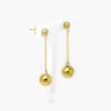 Ball & Chain Drop Earrings in 9ct Yellow Gold - Jordans Jewellers