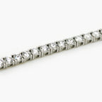 9ct White Gold Lab-Grown Diamond Tennis Bracelet - Jordans Jewellers