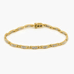9ct Gold Diamond Link Bracelet 0.50ct - Jordans Jewellers