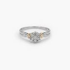 9ct Gold Diamond Cluster Ring