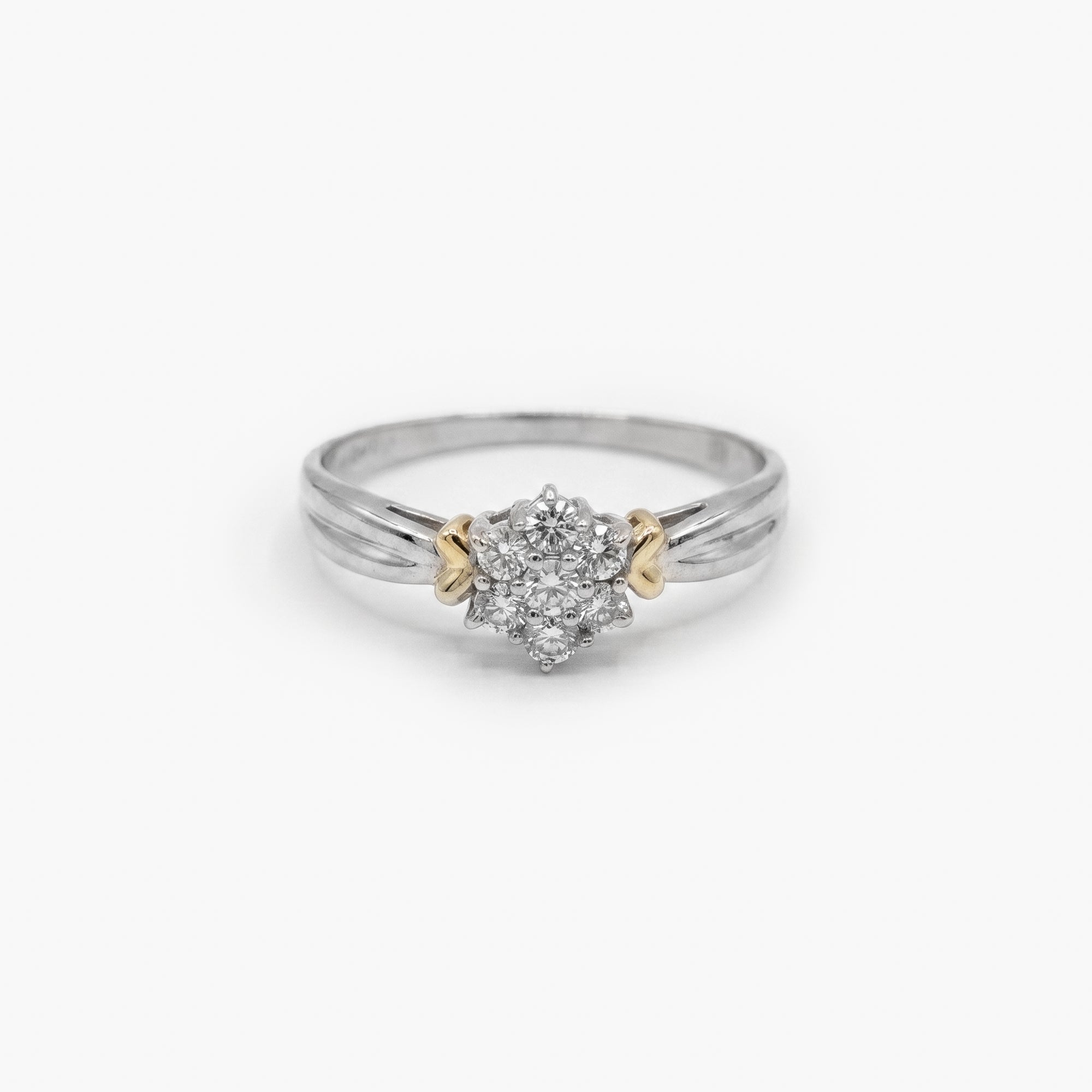 9ct Gold Diamond Cluster Ring
