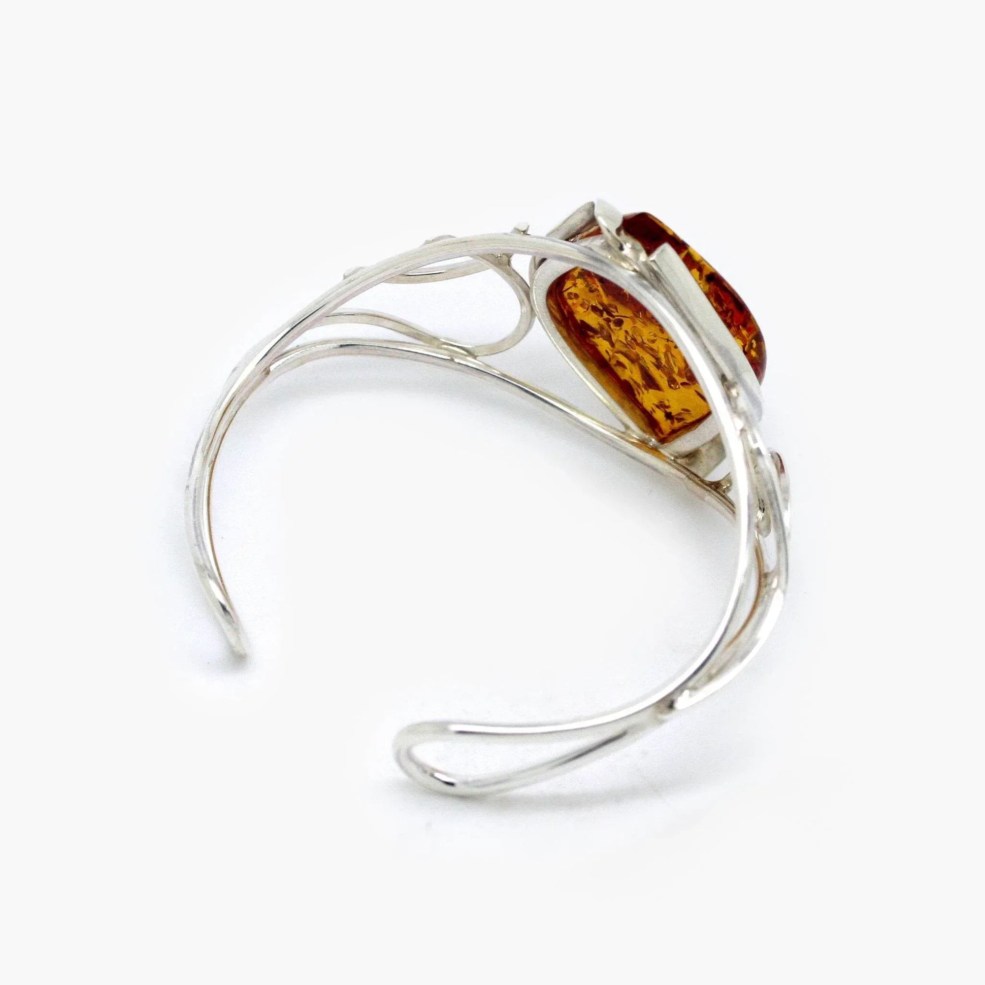 Adjustable Diamond Shape Amber Bangle - Jordans Jewellers