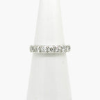 18ct White Gold 1.00ct Diamond Half Eternity Ring - Jordans Jewellers