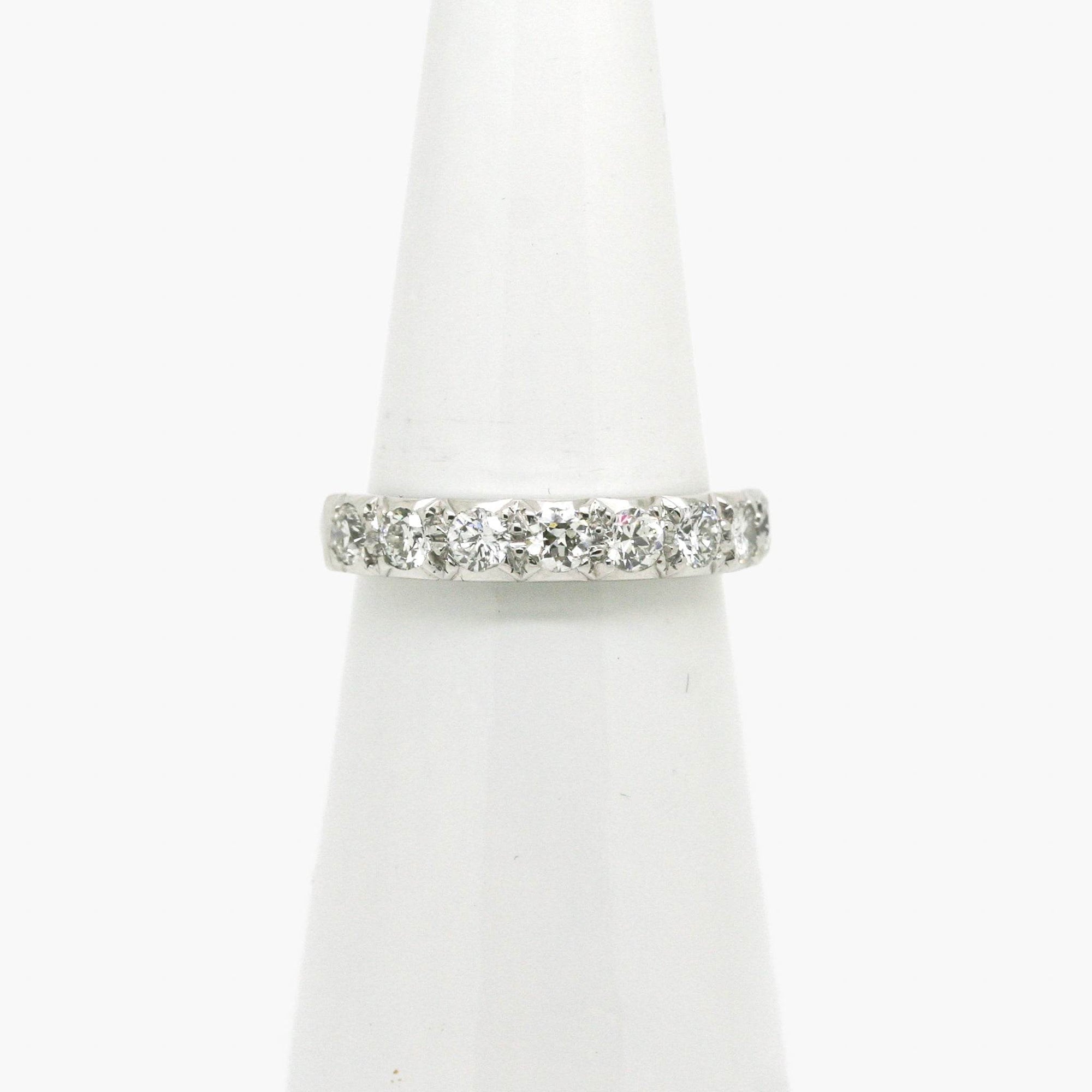 18ct White Gold 1.00ct Diamond Half Eternity Ring - Jordans Jewellers