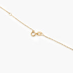 9ct Gold Diamond Art Deco Style Pendant Necklace