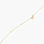 9ct Gold Diamond Art Deco Style Pendant Necklace