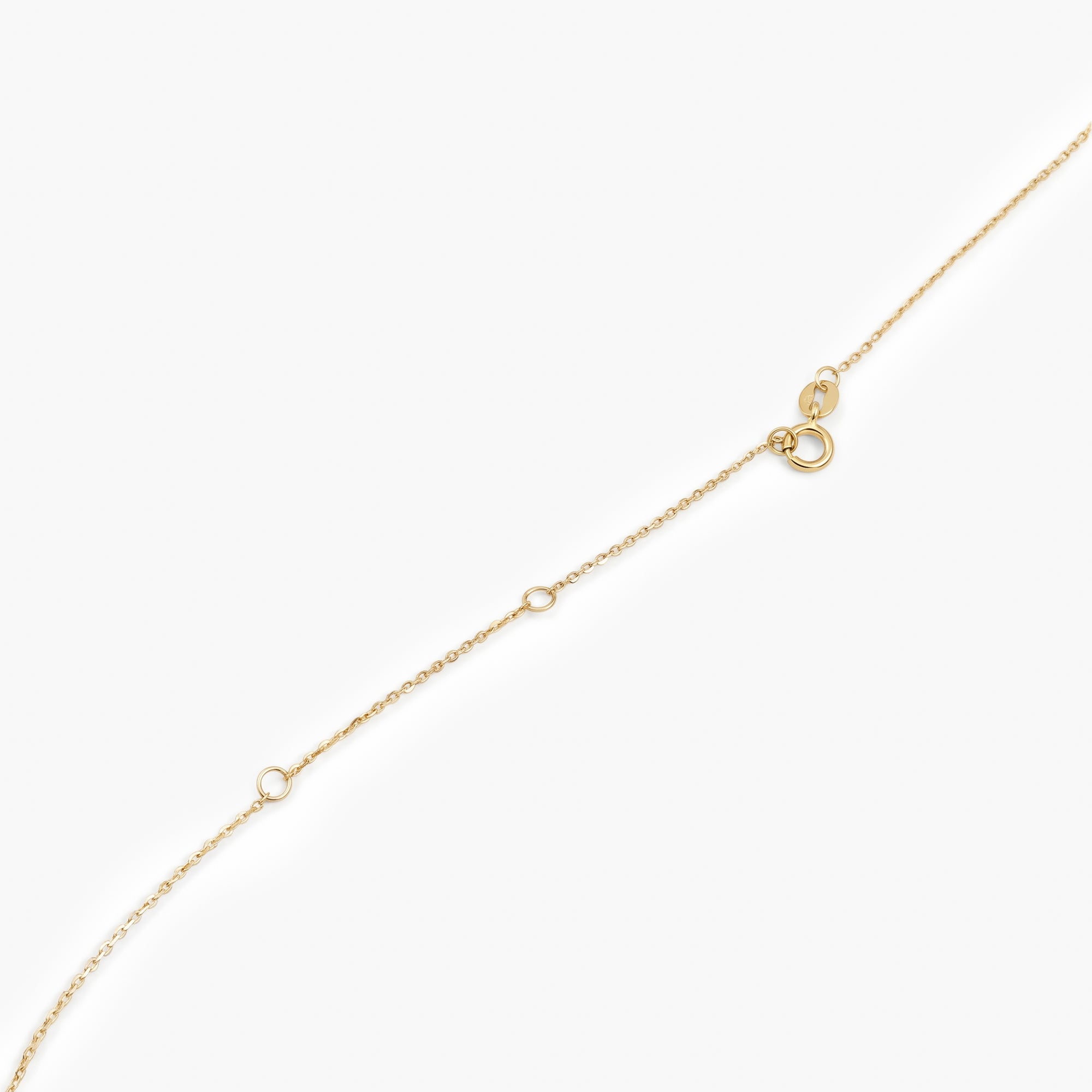 9ct Gold Diamond Art Deco Style Pendant Necklace