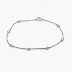 18ct White Gold Diamond Set Bracelet 0.58ct - Jordans Jewellers