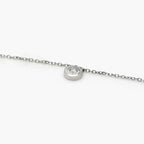 9ct White Gold Diamond Set Chain Necklace with Halo Pendant - Jordans Jewellers