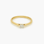 0.25ct Diamond Solitaire Ring in 18ct Yellow Gold - Jordans Jewellers