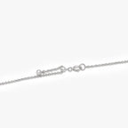18ct White Gold Diamond Bubble Pendant Necklace