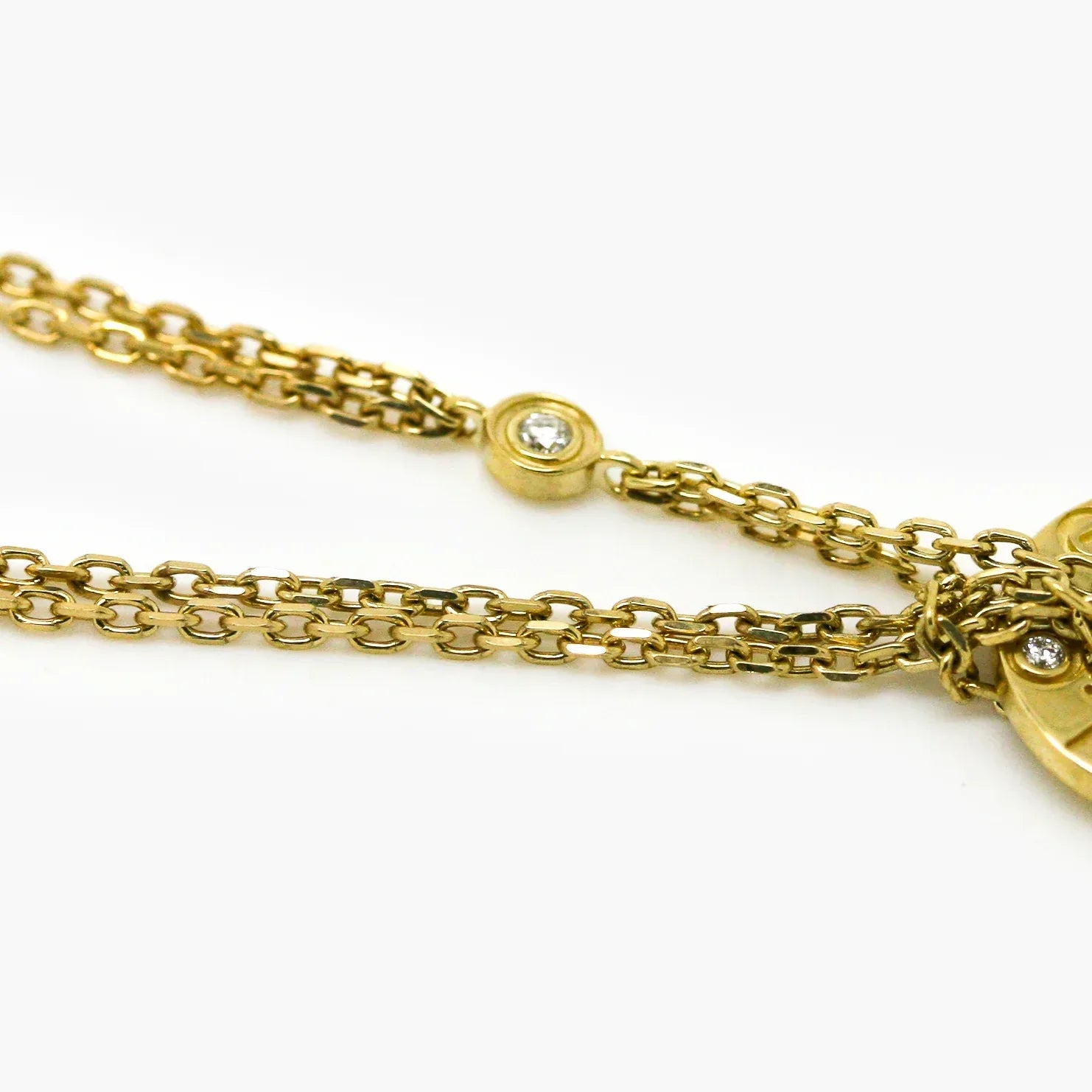 9ct Gold Love Circle Diamond Necklace - Jordans Jewellers