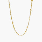 9ct Yellow Gold Disc Necklace - Jordans Jewellers