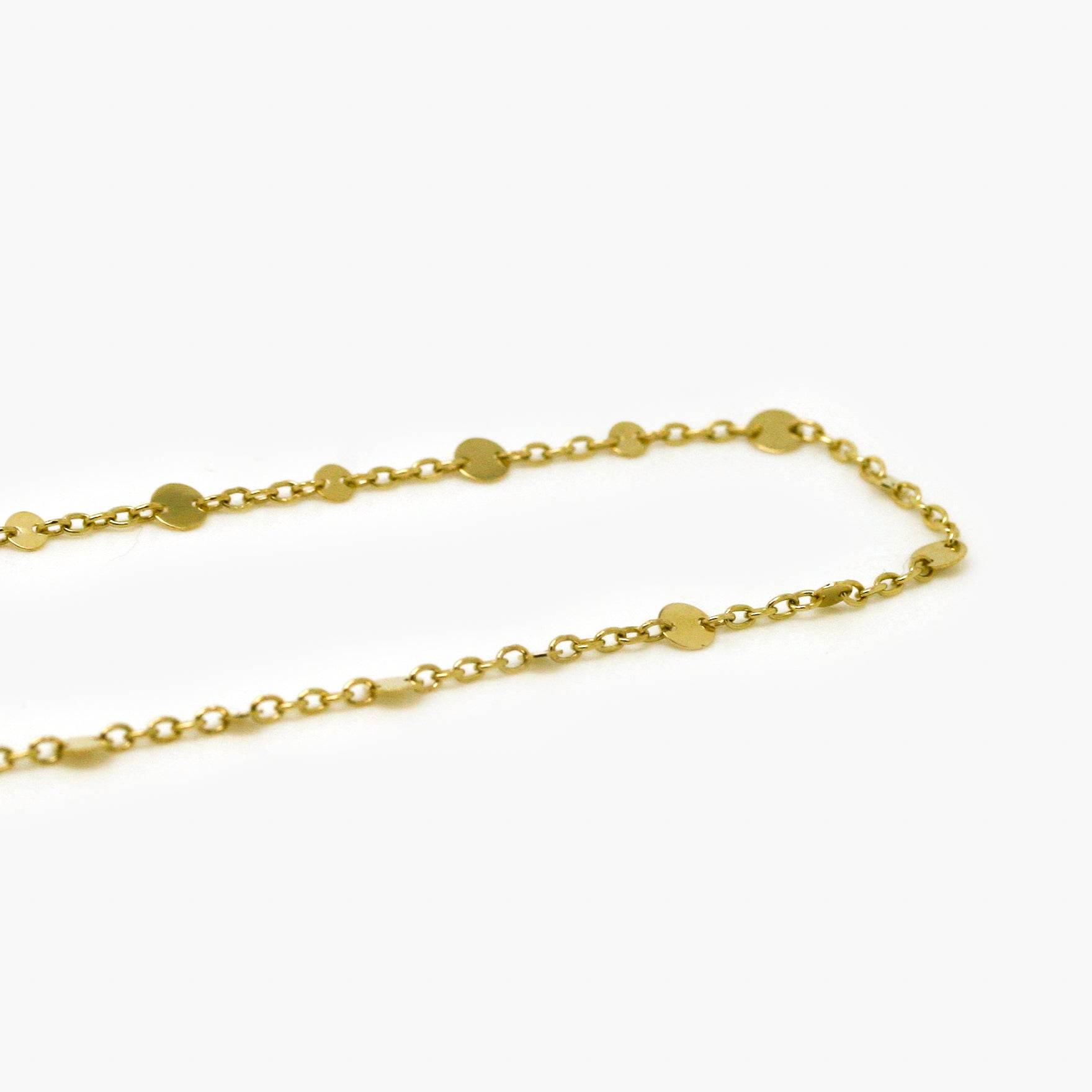 9ct Yellow Gold Disc Necklace - Jordans Jewellers