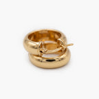 9ct Yellow Gold Polished Chunky Hoop Earrings
