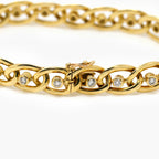 Garrard & Co 18ct Gold Diamond Set Bracelet 1.00ct
