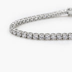 9ct White Gold 5.00ct Lab Grown Diamond Tennis Bracelet
