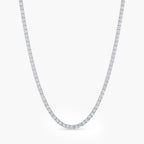 9ct White Gold 5.00ct Lab Grown Diamond Tennis Necklace